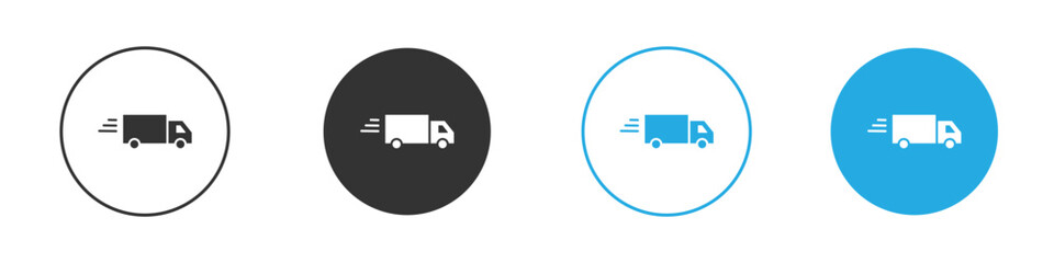 Delivery icon. simple illustration graphic doodle black design