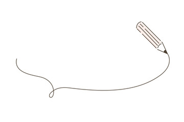 Obraz premium Hand drawn pencil line illustration