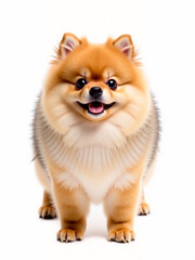 Obraz premium a brown golden yellow orange Pomeranian puppy dog