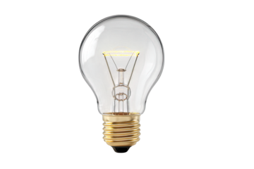 brainstorm idea symbol light bulb isolated on white background