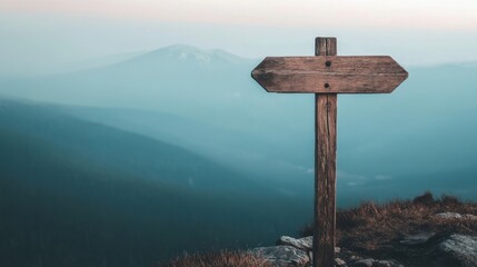 Rustic wooden signpost displaying inspirational quote on dreams in outdoor setting.