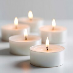 Creamy Aromatherapy Candles Scene