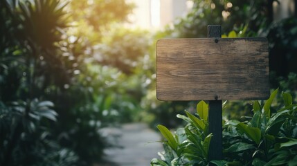 Outdoor wooden signpost with directional markers.