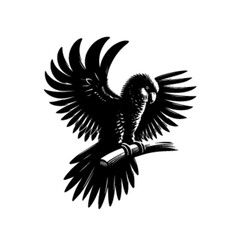 Parrot 27 Vector Illustration – Colorful Exotic Tropical Bird Design