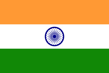 Indian national flag horizontal