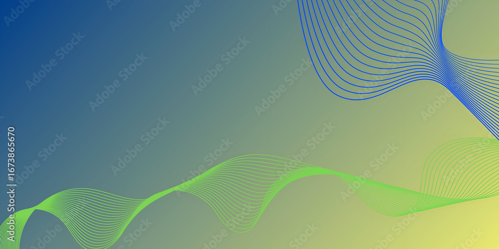 Poster abstract background with dynamic waves. vector illustration. can be used for advertisingeting, prese