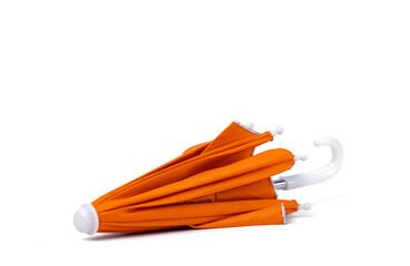colored umbrella isolated