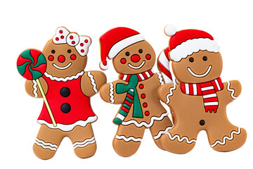 gingerbread christmas man isolated
