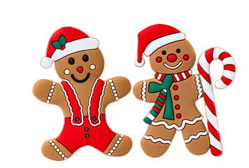gingerbread christmas man isolated