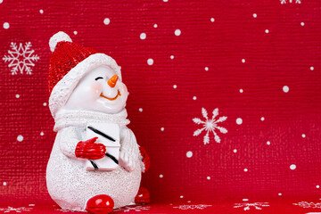  snowman in studio