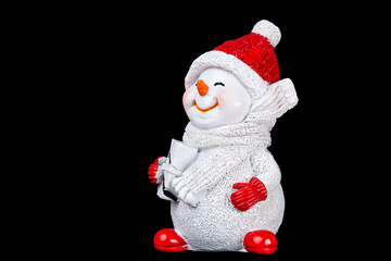  snowman in studio