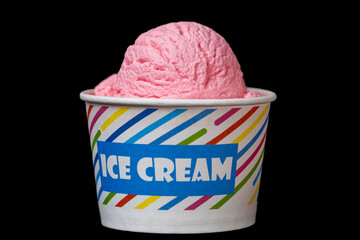 ice cream in a cup