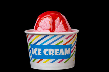 ice cream in a cup