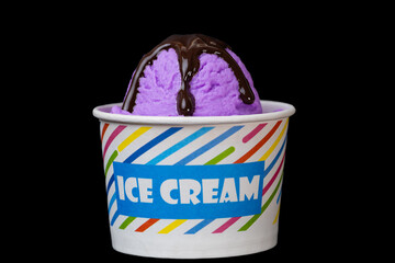 ice cream in a cup