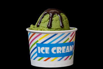 ice cream in a cup