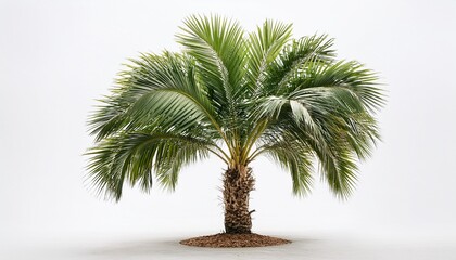Fototapeta premium palm tree on a white background