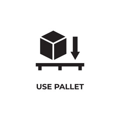 Use Pallet Shipping Transport Icon