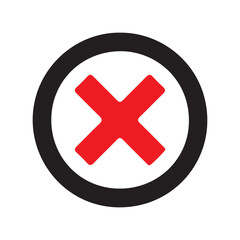 Obraz premium red cross icon