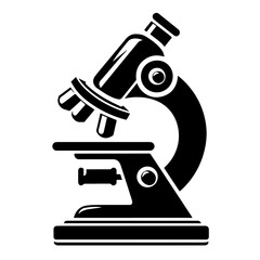 microscope isolated on white