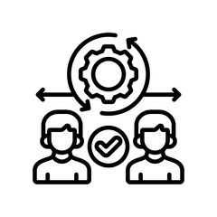 Change Management line icon