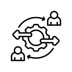 Change Management line icon