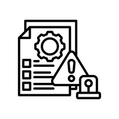 Incident Management line icon
