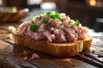 Tostado de Atún - Argentinian Food is a golden, crispy tuna melt with a touch of Argentine flair, offering a simple yet satisfying taste of the country’s rich and versatile culinary traditions