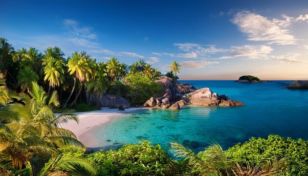 mar e vegetacao exotica um refugio paradisiaco