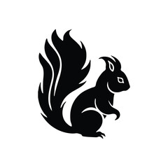 black and white squirrel