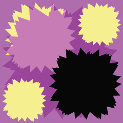 vector set of colorful splashes