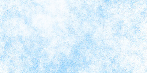 Panorama of blue sky and White cloud nature background. Classic hand painted Blue watercolor background for design.Aquarelle hand painted paper textured canvas for vintage ,invitation card, template.	