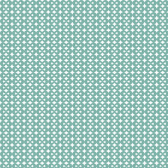 Geometric teal motif seamless repeat pattern, modern decorative abstract vector design, stylish geometric background for fabric, wallpaper and digital art