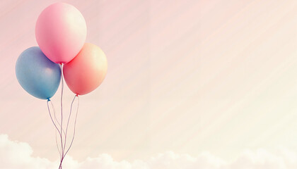 colorful balloons in the sky