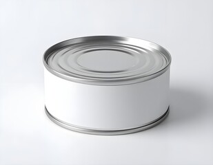 food cans - white background