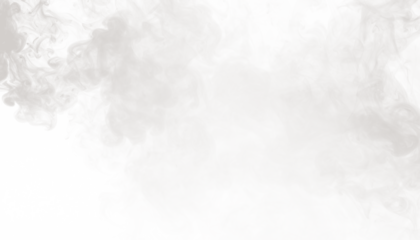 PNG of white smoke gently framing left and right edges, isolated airy vapor with transparent background, perfect for decorative design, abstract art, dreamy visuals, and digital graphics.