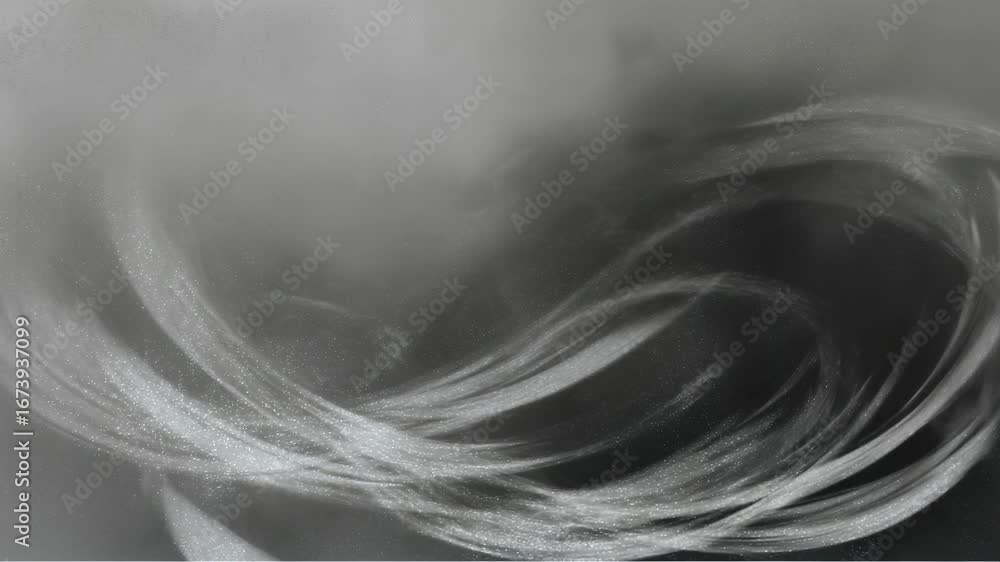 Aufkleber dynamic abstract wave motion captured in high-contrast monochrome visual