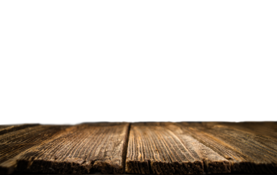 Old wooden table with transparent background. Halloween table.Файл PNG.