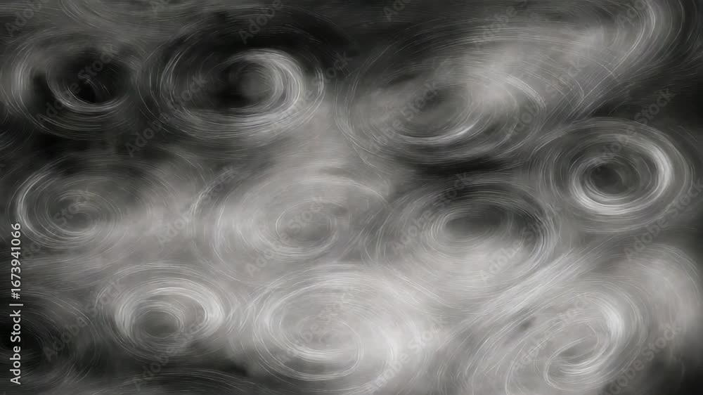 Aufkleber abstract swirling vapor patterns in monochrome creating mesmerizing visual flow