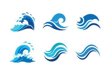Ocean Wave Splash Vector Image Dynamic Water Illustrations for Creative Projects