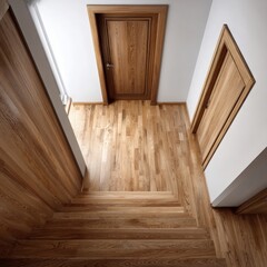 empty room with wooden floor