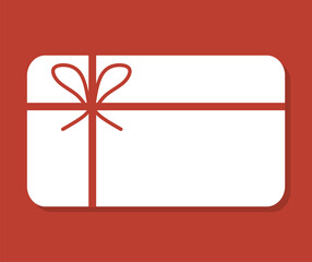 Christmas gift icon concept design