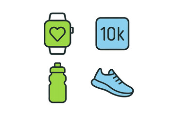 Fitness essentials for running and active lifestyle motivation