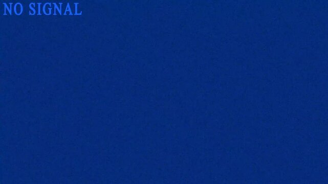 Futuristic green screen animation video with neon signal loss, blue transition, OI address and noise background for sci-fi visuals.
