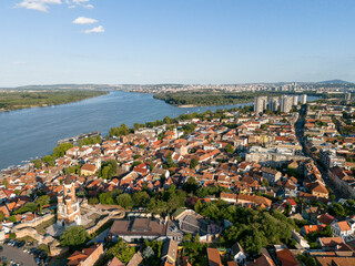 Zemuns Historic Skyline Embracing the Danube in Belgrade