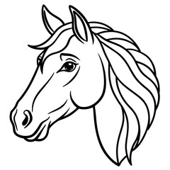 Minimal Horse Head Vector