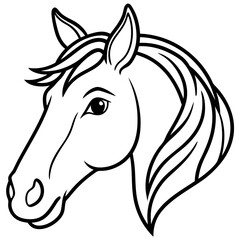 Minimal Horse Head Vector