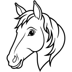Minimal Horse Head Vector