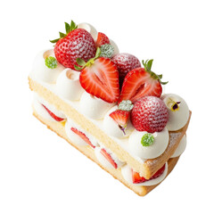 Delicious strawberry shortcake topped with fresh strawberries and cream, perfect for dessert celebrations