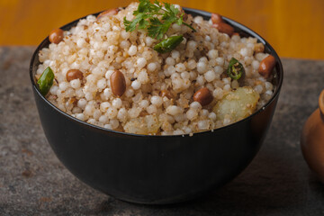 Sabudana khichdi Khichadi is an Indian Fasting Recipe Vrat food consumed during navratri, ekadashi, ganesh chaturthi