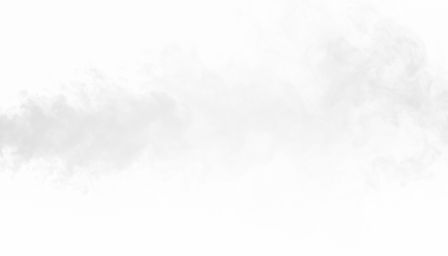 PNG of white smoke layering across diagonal with soft blur, isolated airy vapor on transparent background, perfect for elegant designs, abstract art, decorative overlays, and dreamy digital visuals.